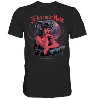 Verloren in der Nacht – Die dunkle Schönheit der Finsternis - Premium Shirt | Unisex - Shirts | Dark Shadows Arts