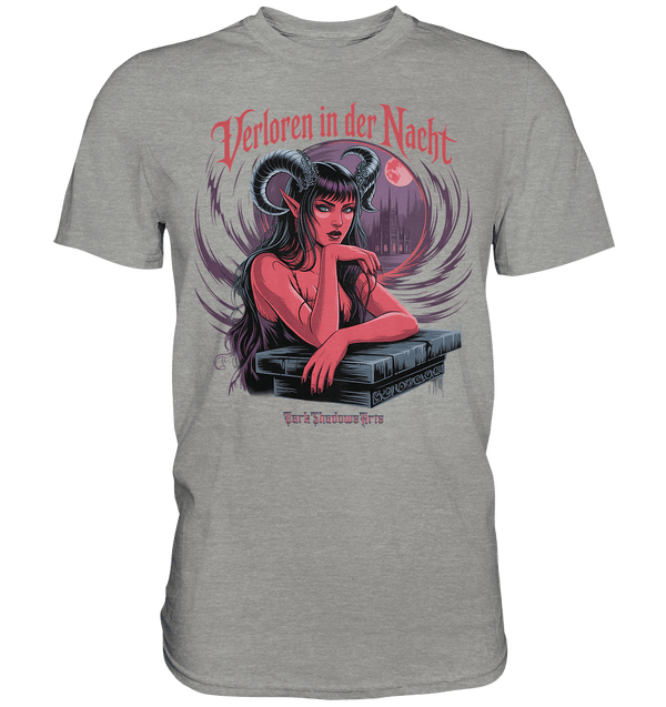 Verloren in der Nacht – Die dunkle Schönheit der Finsternis - Premium Shirt | Unisex - Shirts | Dark Shadows Arts