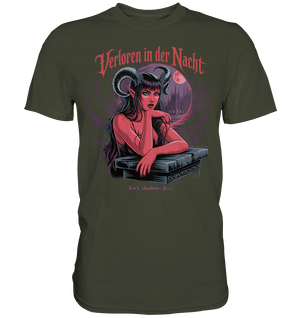 Verloren in der Nacht – Die dunkle Schönheit der Finsternis - Premium Shirt | Unisex - Shirts | Dark Shadows Arts