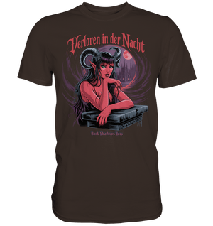Verloren in der Nacht – Die dunkle Schönheit der Finsternis - Premium Shirt | Unisex - Shirts | Dark Shadows Arts