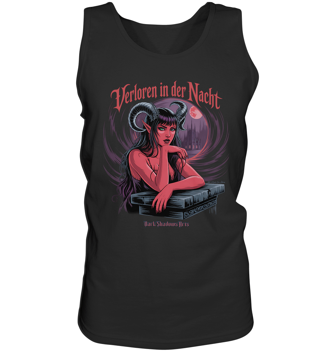 Verloren in der Nacht – Die dunkle Schönheit der Finsternis - Relaxed Tank Top | Tank - Tops | Dark Shadows Arts