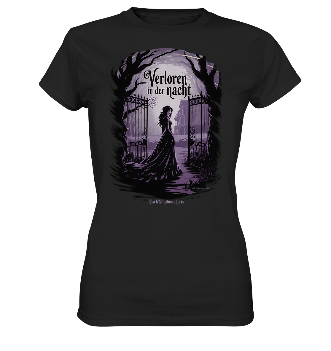 verloren in der nacht - düstere eleganz und geheimnisvolle atmosphäre - Ladies Premium Shirt | Lady - Shirts | Dark Shadows Arts