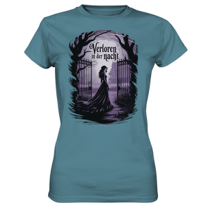verloren in der nacht - düstere eleganz und geheimnisvolle atmosphäre - Ladies Premium Shirt | Lady - Shirts | Dark Shadows Arts