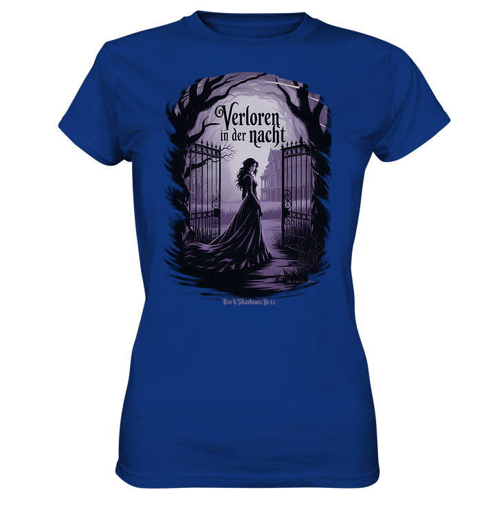 verloren in der nacht - düstere eleganz und geheimnisvolle atmosphäre - Ladies Premium Shirt | Lady - Shirts | Dark Shadows Arts