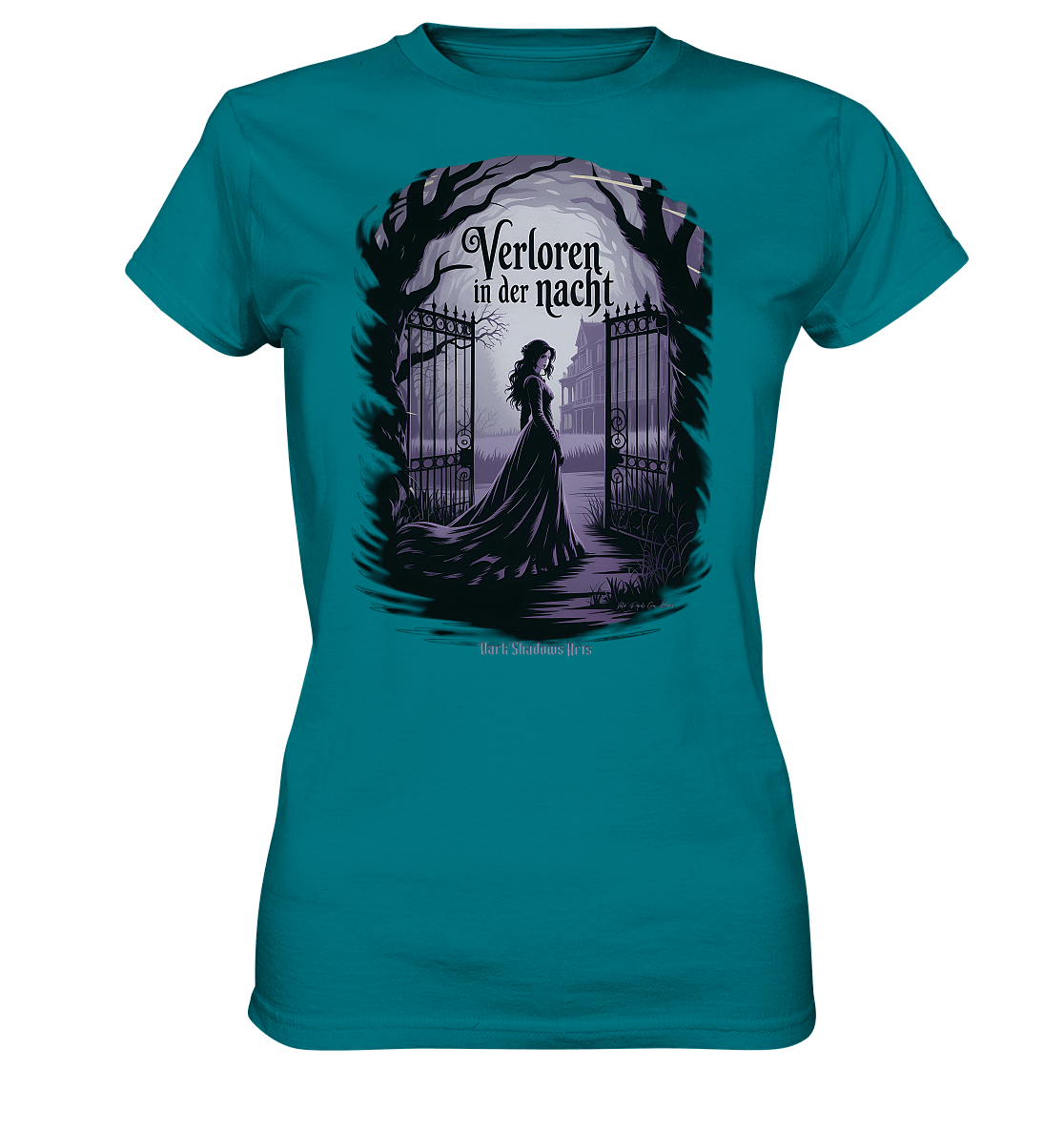 verloren in der nacht - düstere eleganz und geheimnisvolle atmosphäre - Ladies Premium Shirt | Lady - Shirts | Dark Shadows Arts