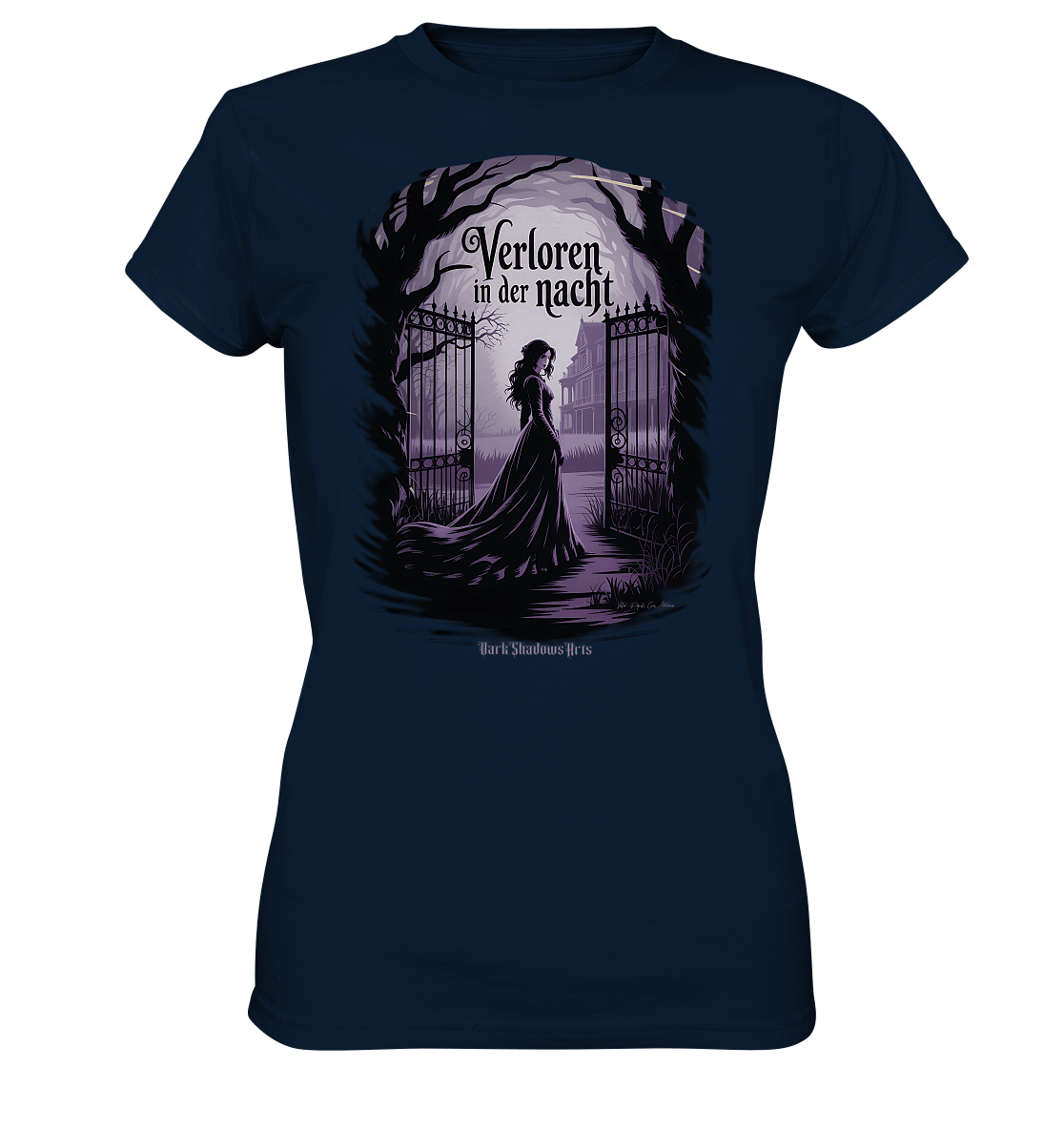 verloren in der nacht - düstere eleganz und geheimnisvolle atmosphäre - Ladies Premium Shirt | Lady - Shirts | Dark Shadows Arts