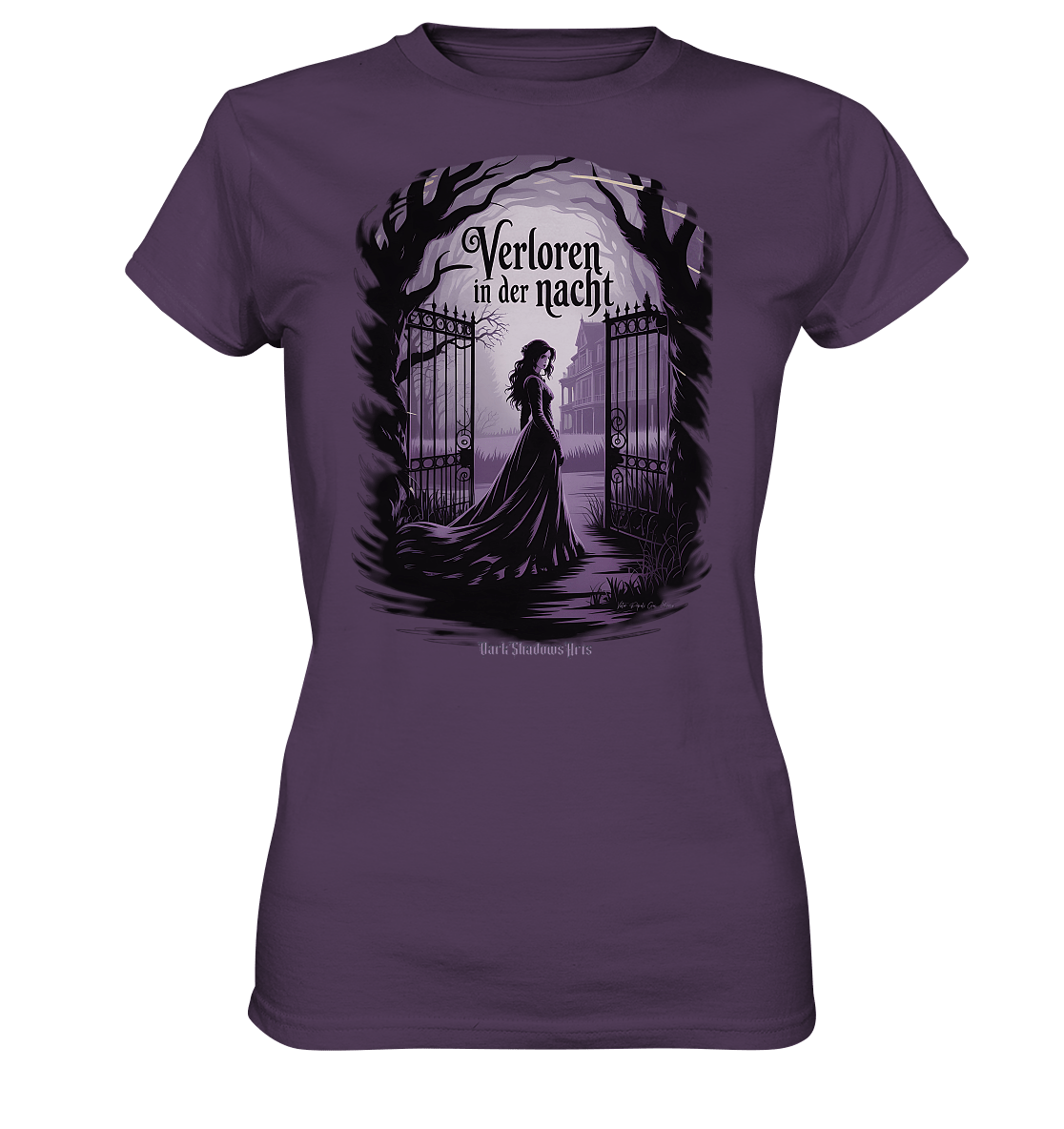 verloren in der nacht - düstere eleganz und geheimnisvolle atmosphäre - Ladies Premium Shirt | Lady - Shirts | Dark Shadows Arts