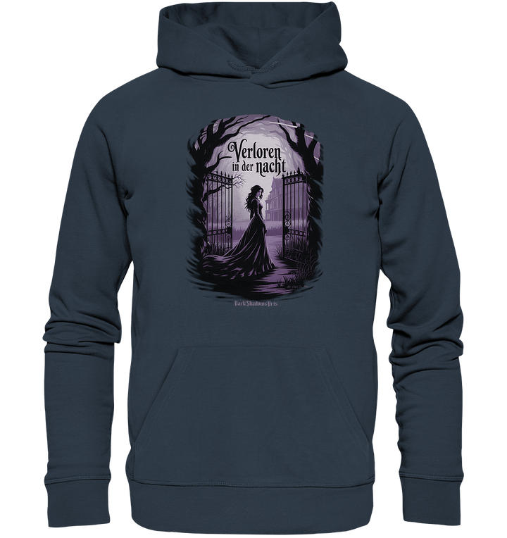 verloren in der nacht - düstere eleganz und geheimnisvolle atmosphäre - Organic Hoodie | Hoodies | Dark Shadows Arts