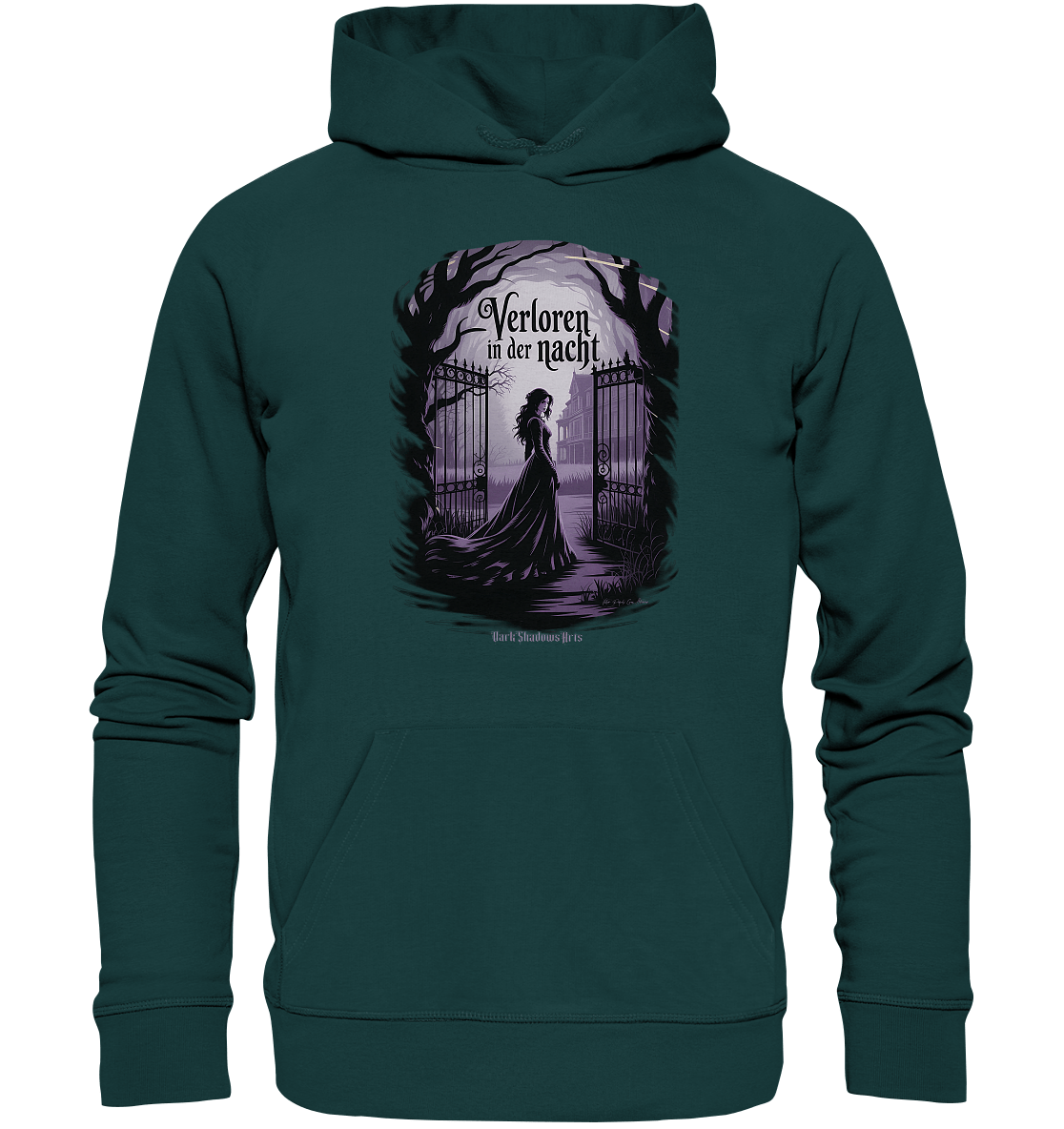 verloren in der nacht - düstere eleganz und geheimnisvolle atmosphäre - Organic Hoodie | Hoodies | Dark Shadows Arts