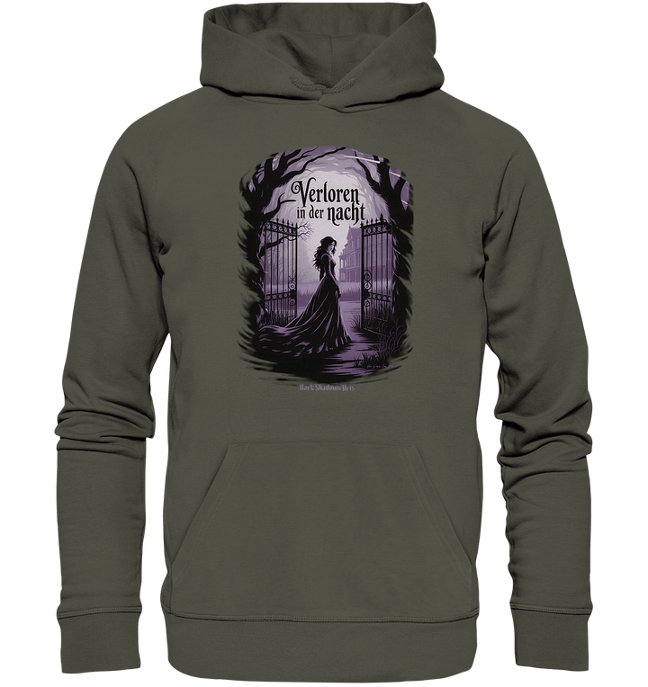 verloren in der nacht - düstere eleganz und geheimnisvolle atmosphäre - Organic Hoodie | Hoodies | Dark Shadows Arts