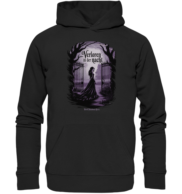 verloren in der nacht - düstere eleganz und geheimnisvolle atmosphäre - Organic Hoodie | Hoodies | Dark Shadows Arts