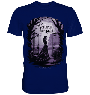 verloren in der nacht - düstere eleganz und geheimnisvolle atmosphäre - Premium Shirt | Unisex - Shirts | Dark Shadows Arts