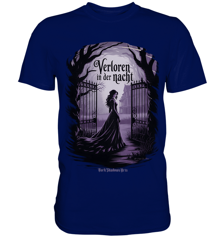 verloren in der nacht - düstere eleganz und geheimnisvolle atmosphäre - Premium Shirt | Unisex - Shirts | Dark Shadows Arts