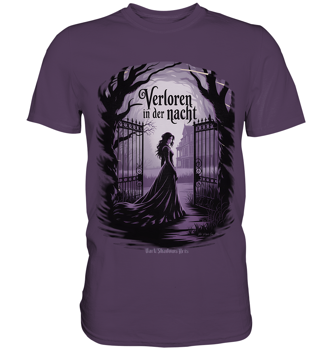 verloren in der nacht - düstere eleganz und geheimnisvolle atmosphäre - Premium Shirt | Unisex - Shirts | Dark Shadows Arts
