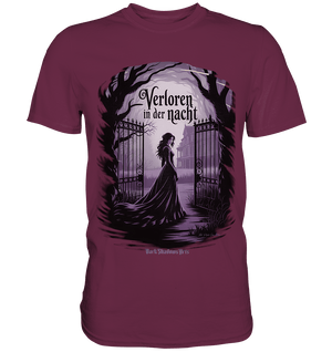 verloren in der nacht - düstere eleganz und geheimnisvolle atmosphäre - Premium Shirt | Unisex - Shirts | Dark Shadows Arts