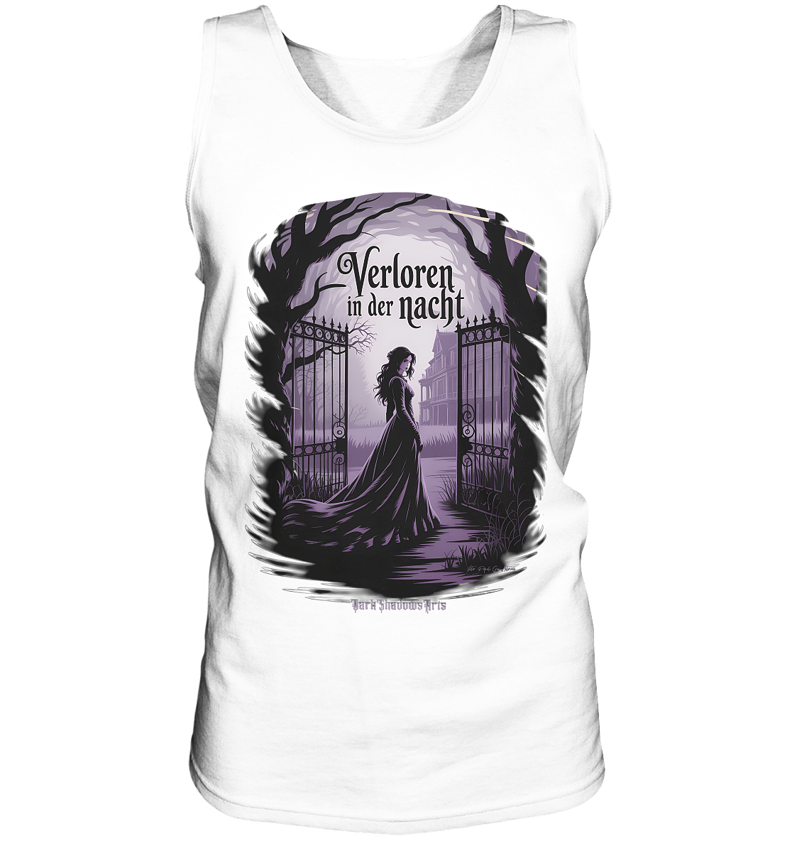 verloren in der nacht - düstere eleganz und geheimnisvolle atmosphäre - Relaxed Tank Top | Tank - Tops | Dark Shadows Arts