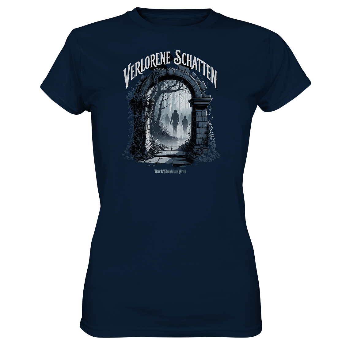 Verlorene Schatten - mystische Düsternis und verborgene Welten - Ladies Premium Shirt | Lady - Shirts | Dark Shadows Arts