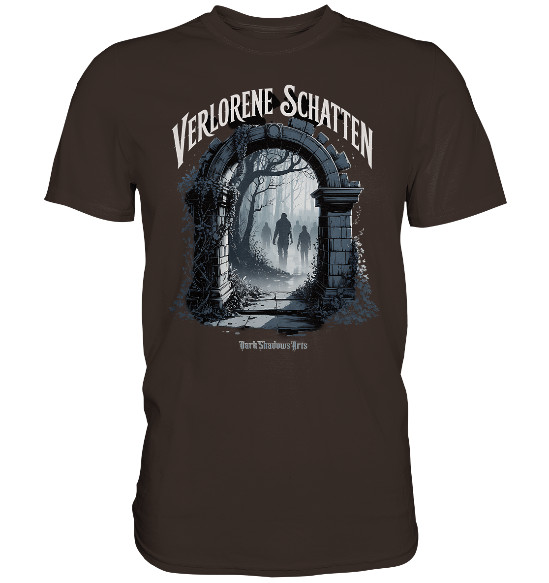 Verlorene Schatten - mystische Düsternis und verborgene Welten - Premium Shirt | Unisex - Shirts | Dark Shadows Arts