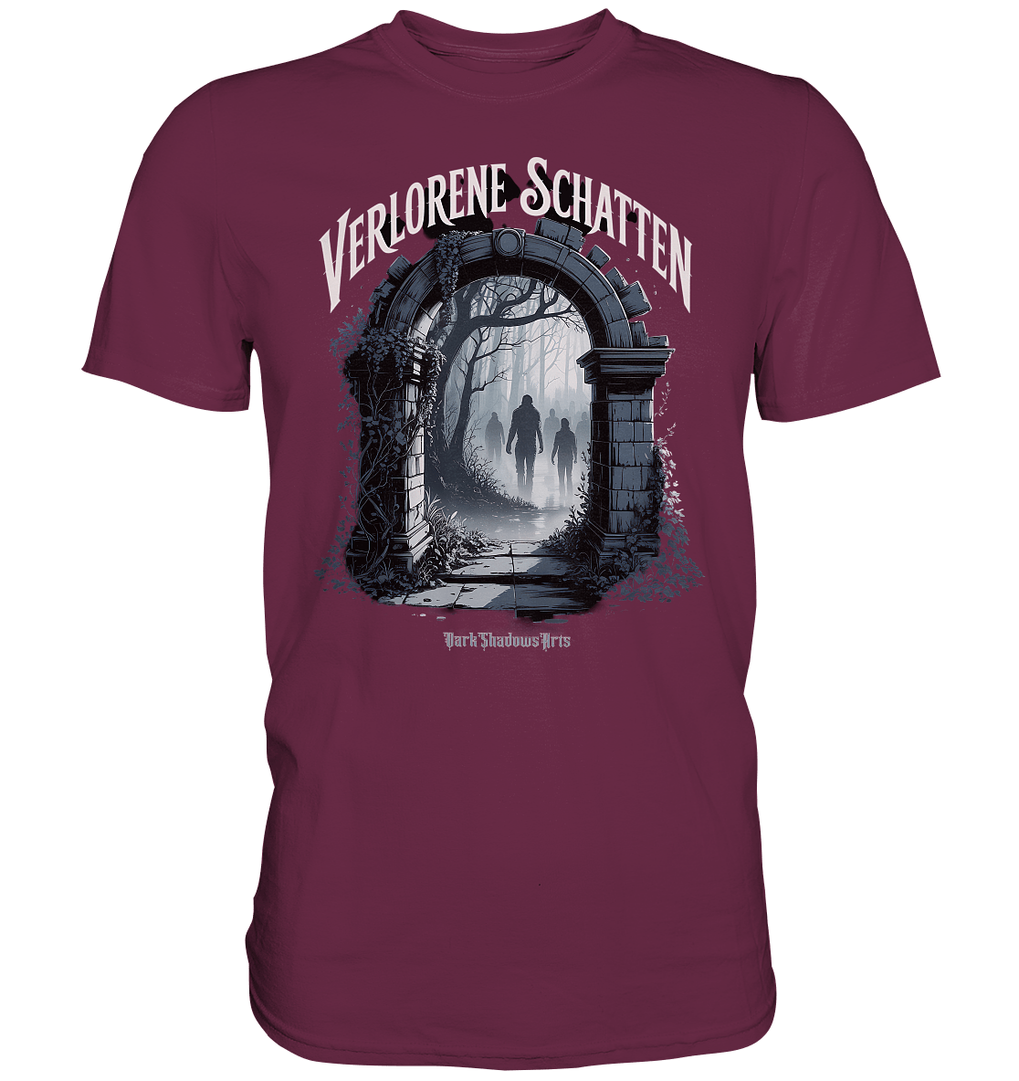 Verlorene Schatten - mystische Düsternis und verborgene Welten - Premium Shirt | Unisex - Shirts | Dark Shadows Arts