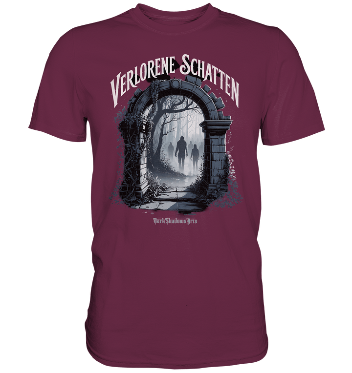 Verlorene Schatten - mystische Düsternis und verborgene Welten - Premium Shirt | Unisex - Shirts | Dark Shadows Arts