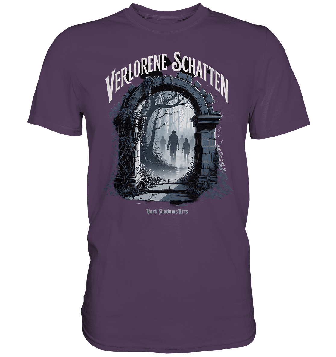 Verlorene Schatten - mystische Düsternis und verborgene Welten - Premium Shirt | Unisex - Shirts | Dark Shadows Arts