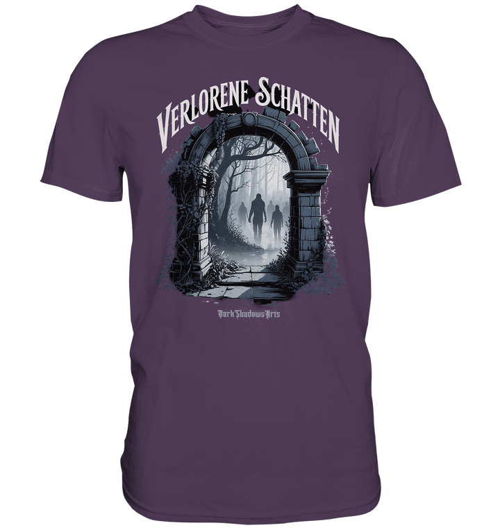 Verlorene Schatten - mystische Düsternis und verborgene Welten - Premium Shirt | Unisex - Shirts | Dark Shadows Arts