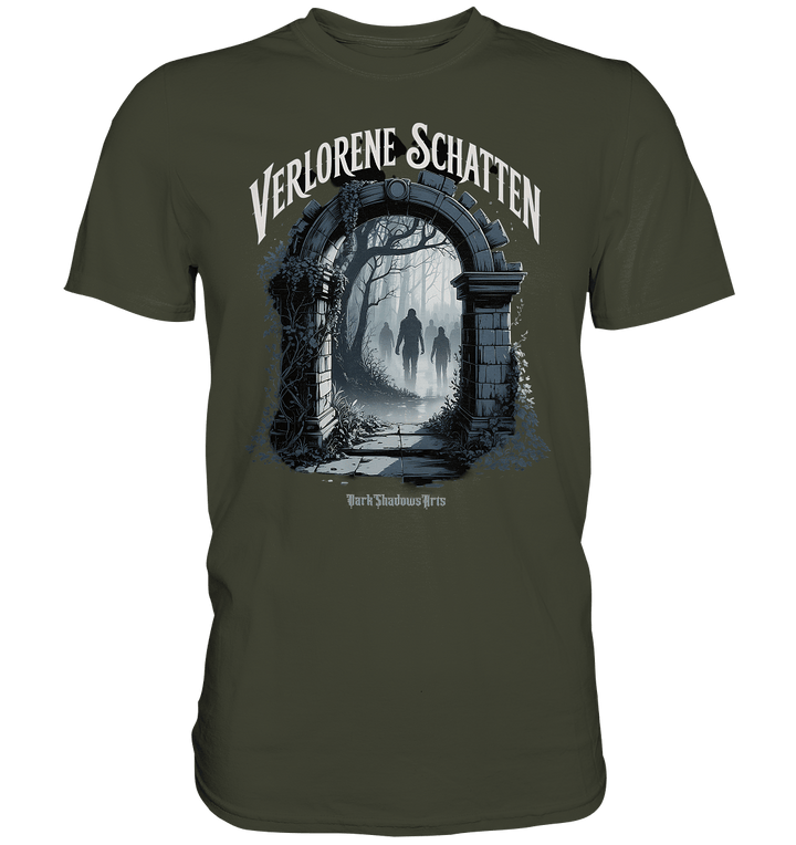 Verlorene Schatten - mystische Düsternis und verborgene Welten - Premium Shirt | Unisex - Shirts | Dark Shadows Arts