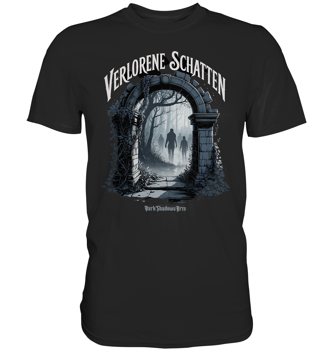 Verlorene Schatten - mystische Düsternis und verborgene Welten - Premium Shirt | Unisex - Shirts | Dark Shadows Arts