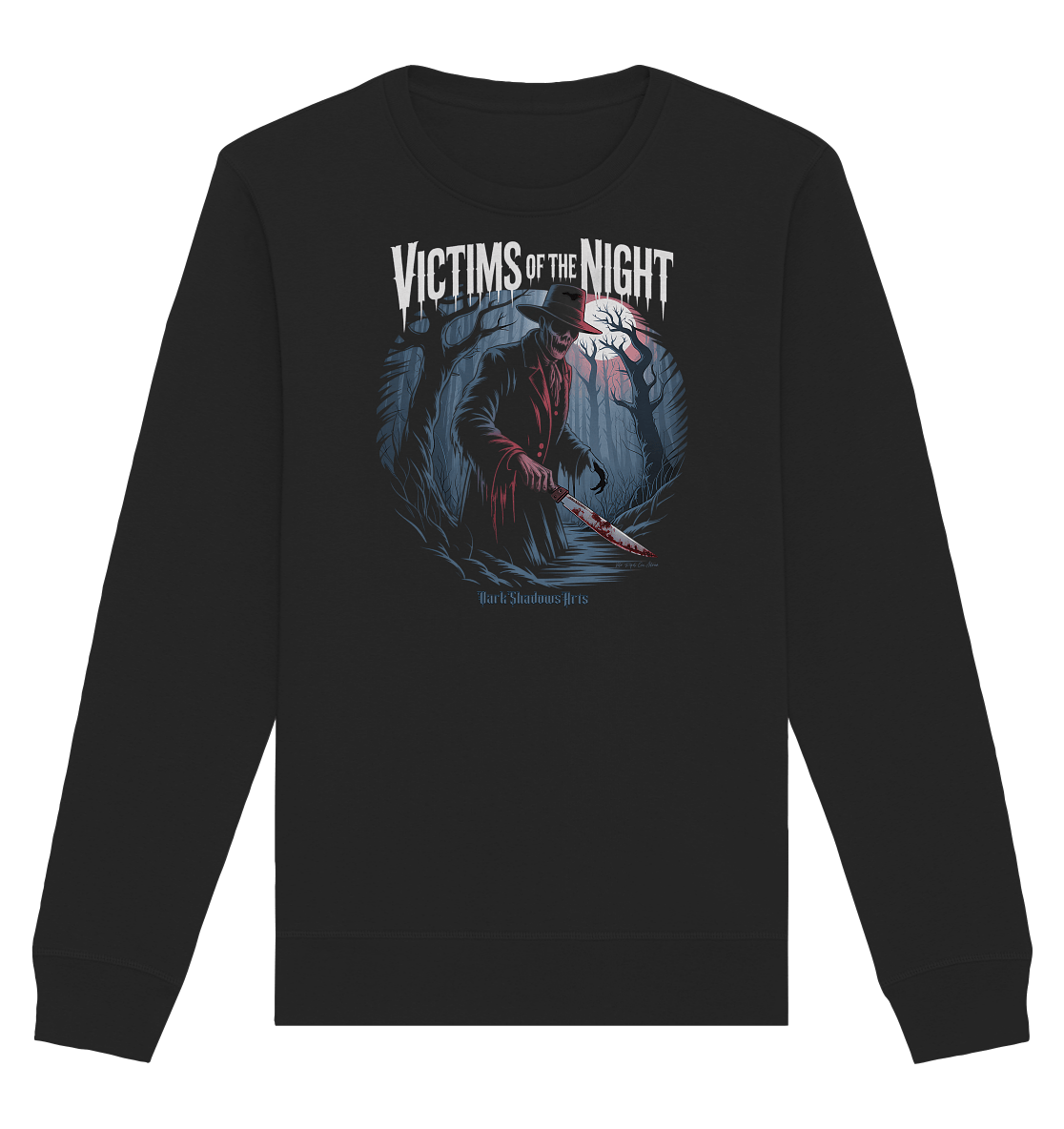 Victims of the Night – Die Jagd beginnt - Organic Basic Unisex Sweatshirt | Sweatshirts | Dark Shadows Arts