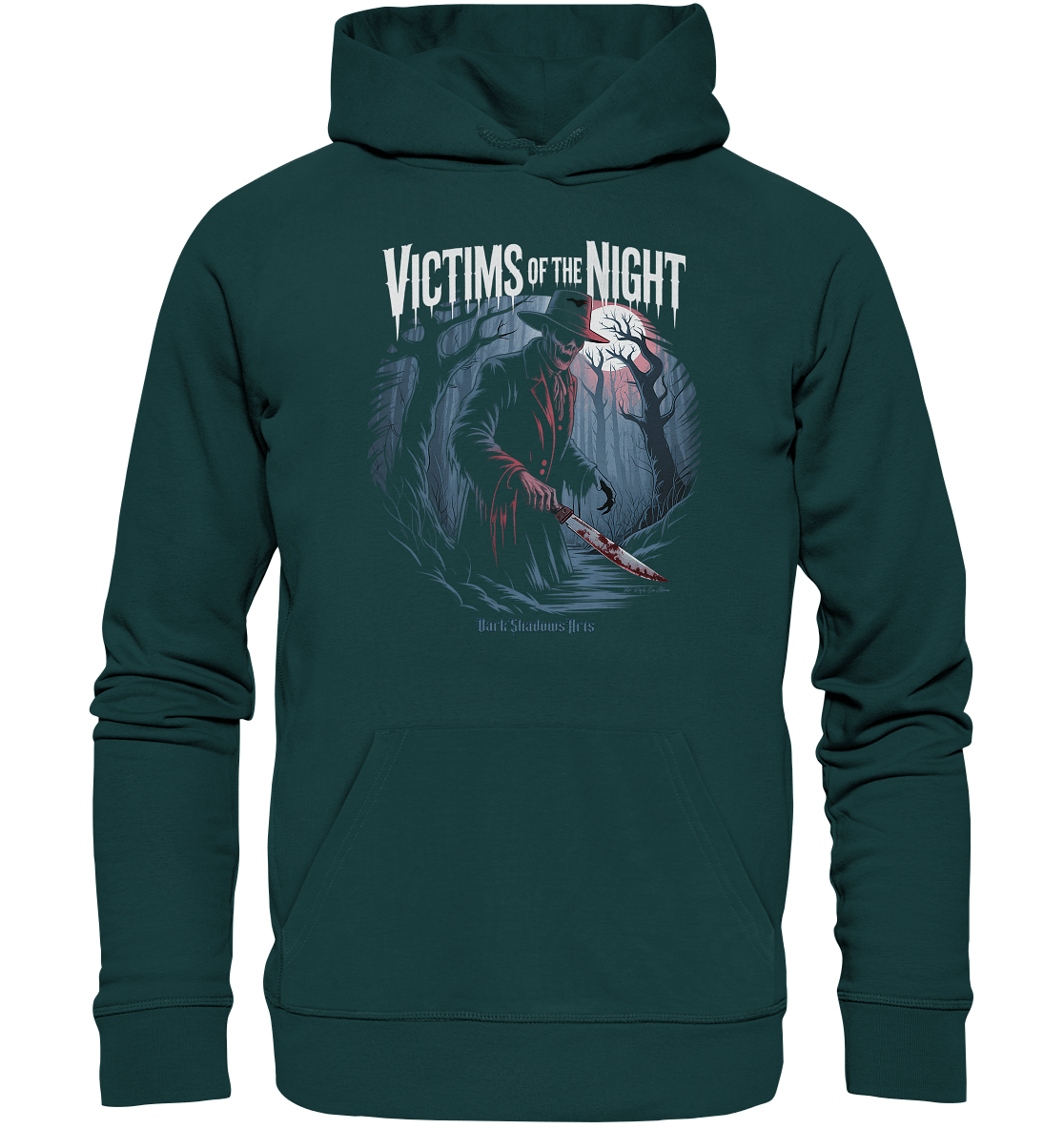 Victims of the Night – Die Jagd beginnt - Organic Hoodie | Hoodies | Dark Shadows Arts