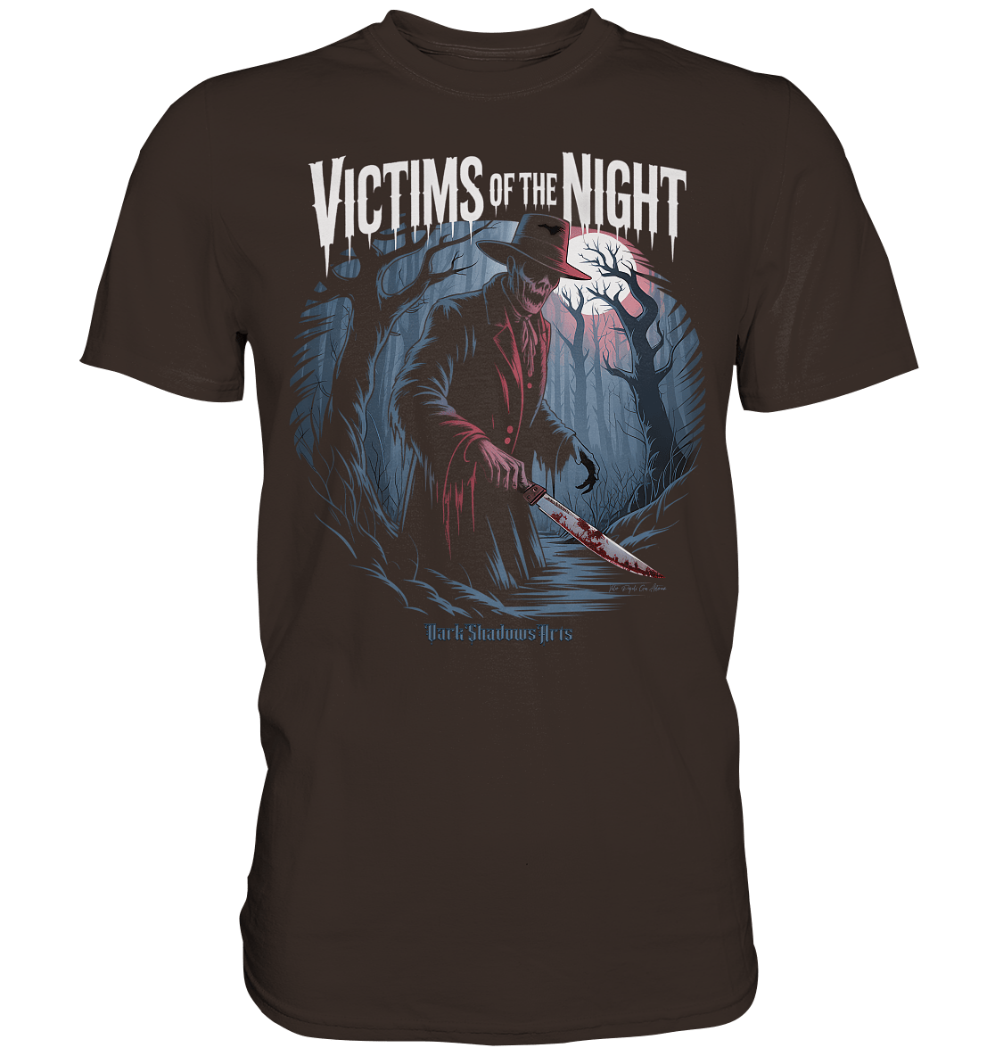 Victims of the Night – Die Jagd beginnt - Premium Shirt | Unisex - Shirts | Dark Shadows Arts