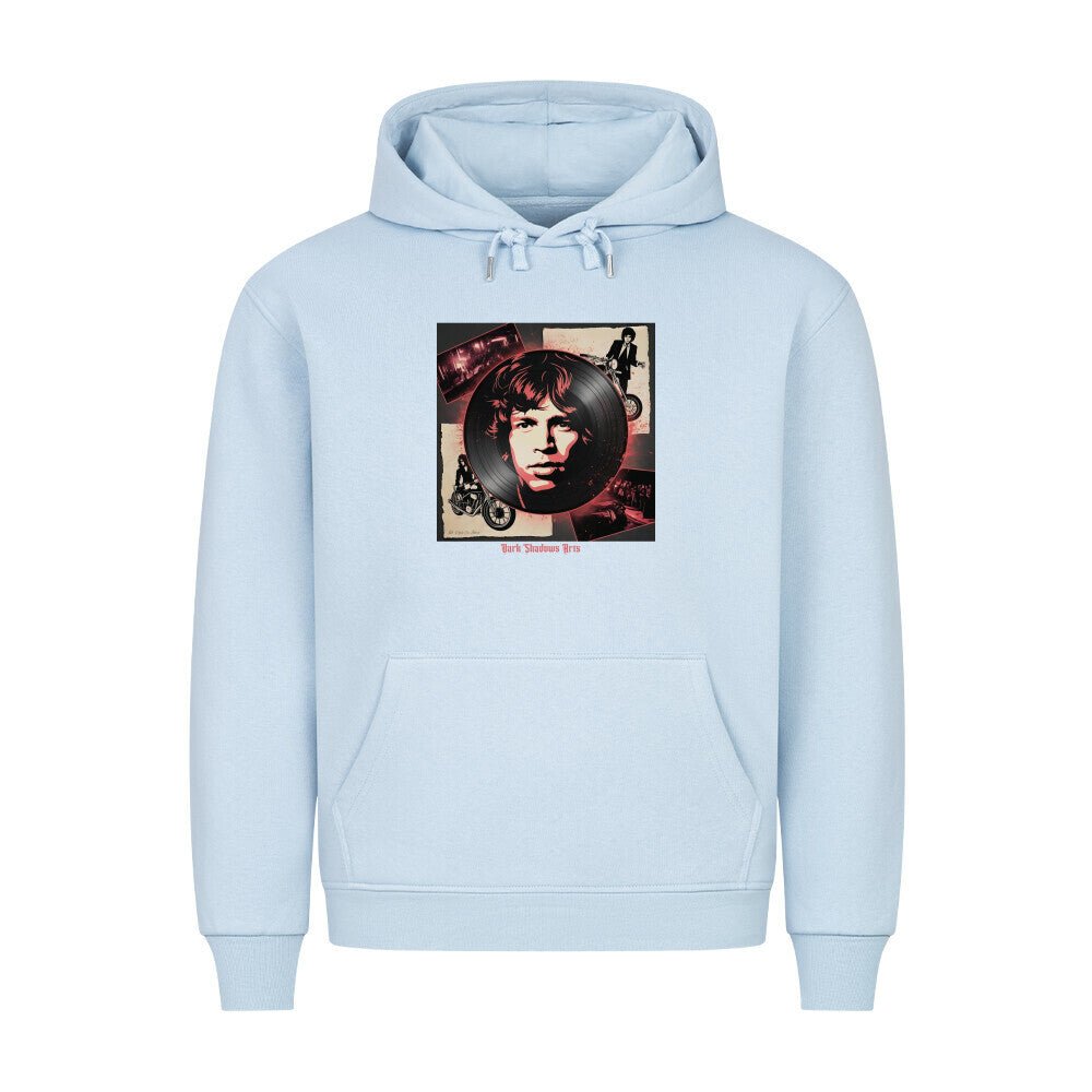 Vinyl - Geister & Rock - Rebellion – Retro Shadows Collage - HigherBlanks Premium Hoodie | Hoodie | Dark Shadows Arts