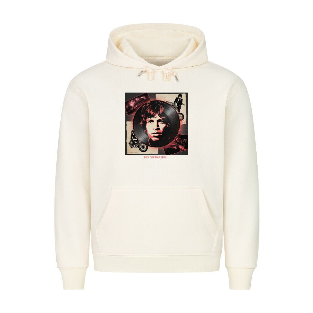 Vinyl - Geister & Rock - Rebellion – Retro Shadows Collage - HigherBlanks Premium Hoodie | Hoodie | Dark Shadows Arts