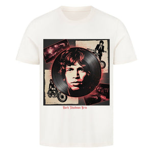 Vinyl - Geister & Rock - Rebellion – Retro Shadows Collage - HigherBlanks Premium T-Shirt | T-Shirt | Dark Shadows Arts