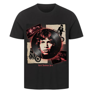 Vinyl - Geister & Rock - Rebellion – Retro Shadows Collage - HigherBlanks Premium T-Shirt | T-Shirt | Dark Shadows Arts