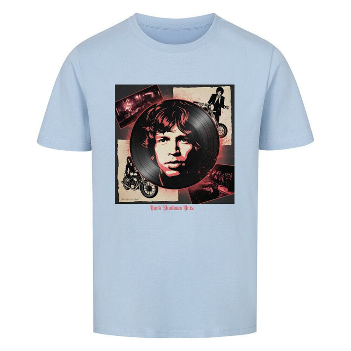 Vinyl - Geister & Rock - Rebellion – Retro Shadows Collage - Premium Organic Shirt Kids | T-Shirt | Dark Shadows Arts