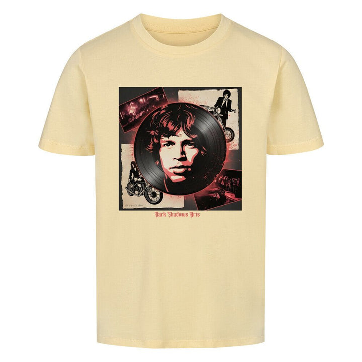 Vinyl - Geister & Rock - Rebellion – Retro Shadows Collage - Premium Organic Shirt Kids | T-Shirt | Dark Shadows Arts