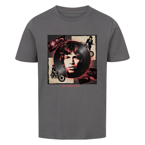 Vinyl - Geister & Rock - Rebellion – Retro Shadows Collage - Premium Organic Shirt Kids | T-Shirt | Dark Shadows Arts