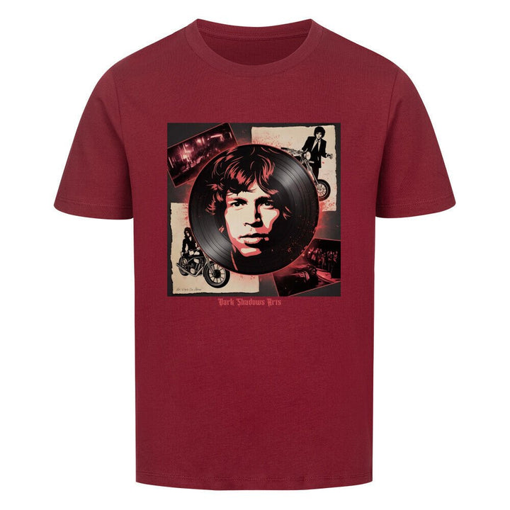 Vinyl - Geister & Rock - Rebellion – Retro Shadows Collage - Premium Organic Shirt Kids | T-Shirt | Dark Shadows Arts