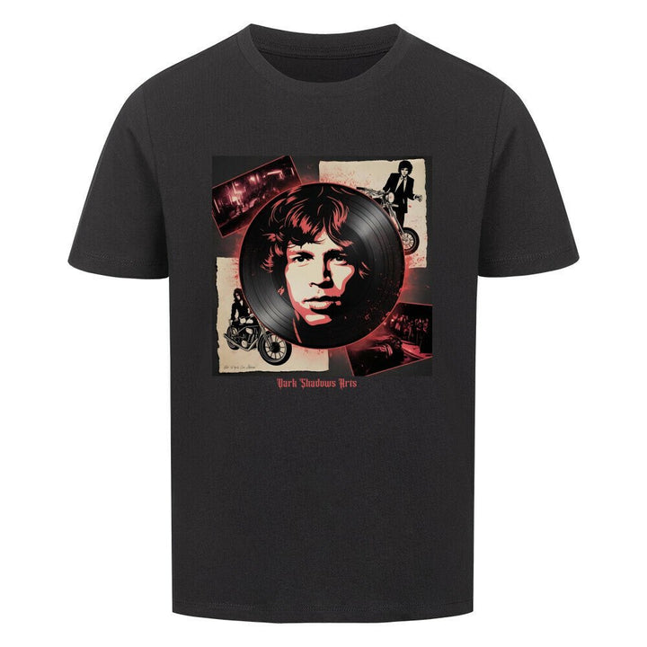 Vinyl - Geister & Rock - Rebellion – Retro Shadows Collage - Premium Organic Shirt Kids | T-Shirt | Dark Shadows Arts