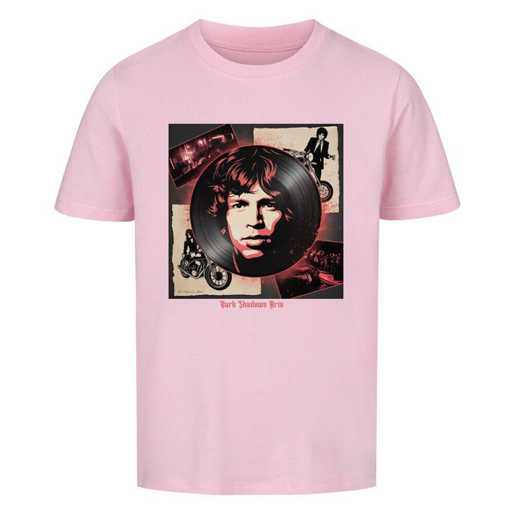 Vinyl - Geister & Rock - Rebellion – Retro Shadows Collage - Premium Organic Shirt Kids | T-Shirt | Dark Shadows Arts