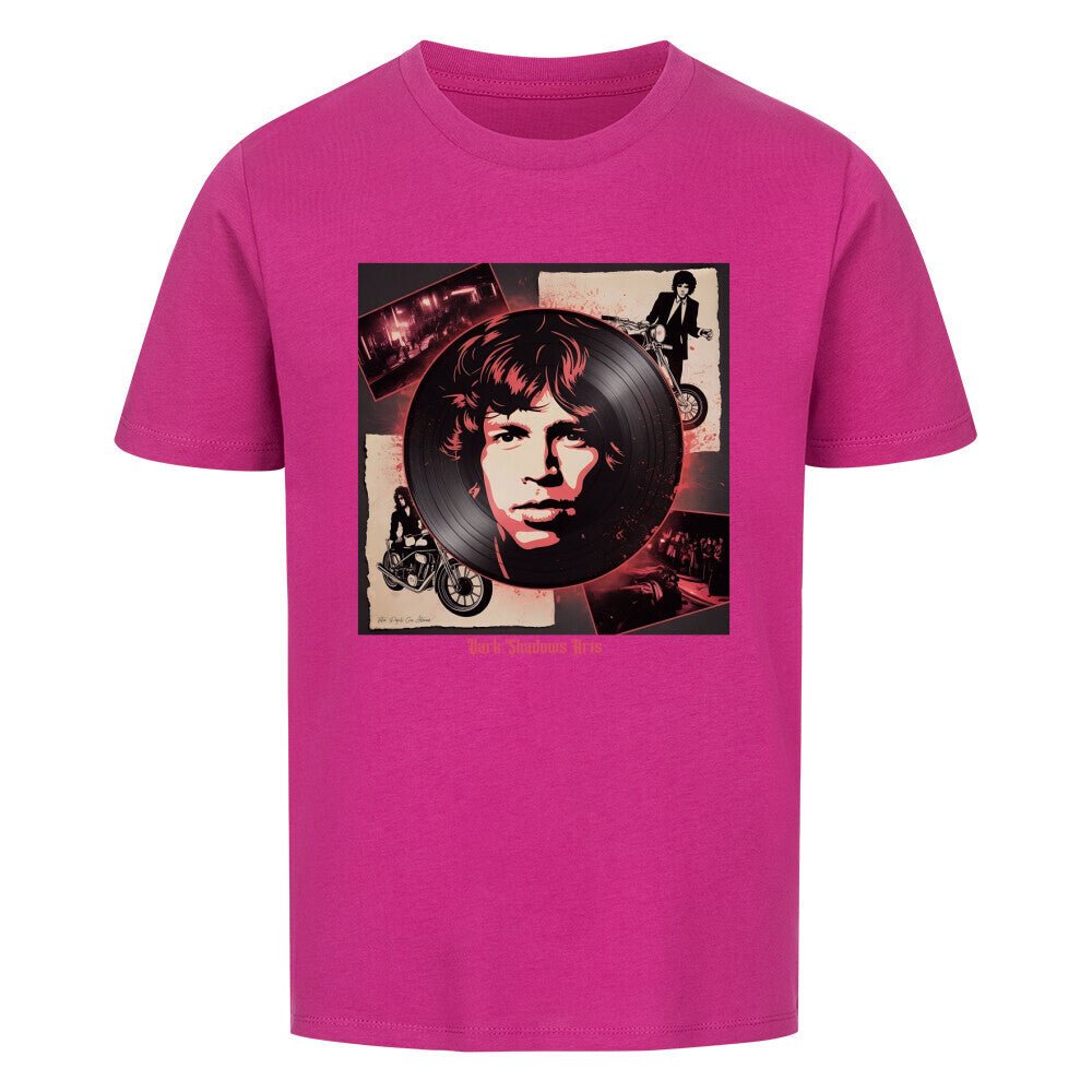 Vinyl - Geister & Rock - Rebellion – Retro Shadows Collage - Premium Organic Shirt Kids | T-Shirt | Dark Shadows Arts