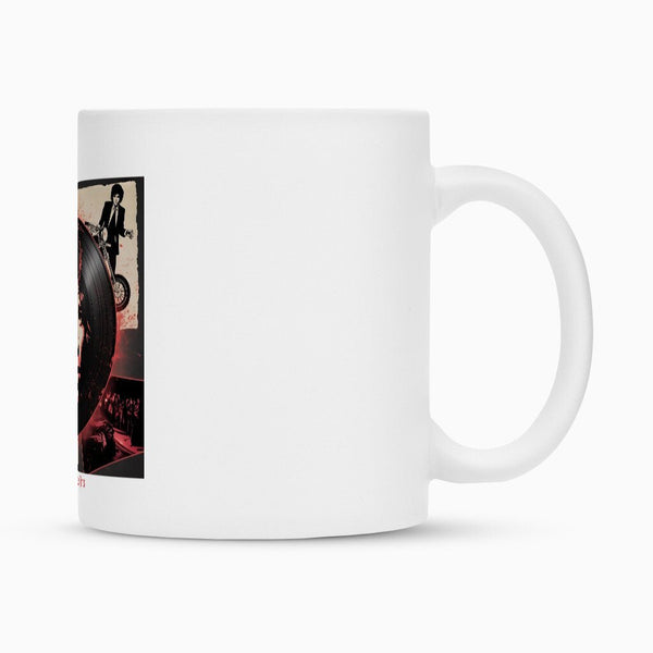 Vinyl - Geister & Rock - Rebellion – Retro Shadows Collage - Tasse | Mug | Dark Shadows Arts