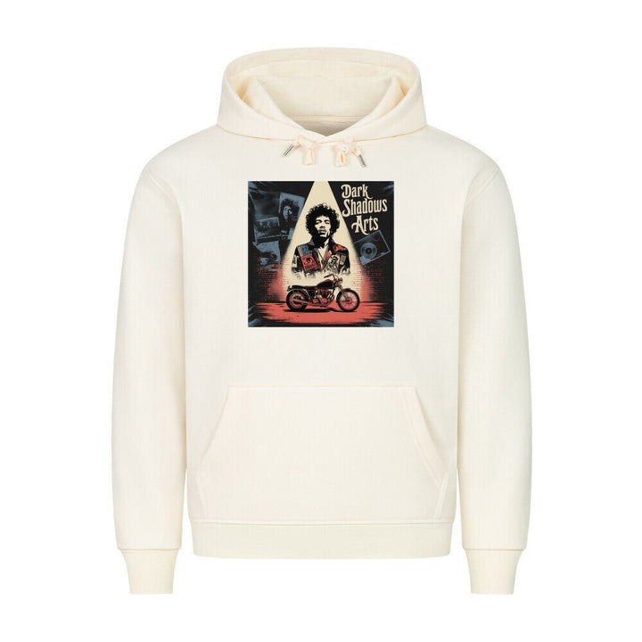 Vinyl Rebellion – Schatten der Rockzeit - HigherBlanks Premium Hoodie | Hoodie | Dark Shadows Arts