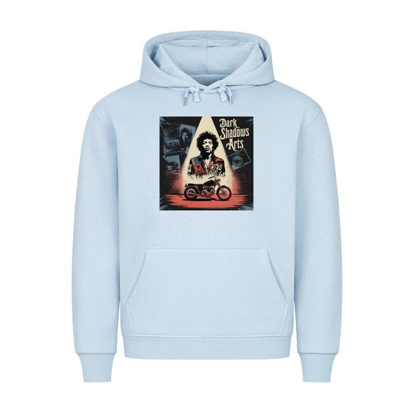 Vinyl Rebellion – Schatten der Rockzeit - HigherBlanks Premium Hoodie | Hoodie | Dark Shadows Arts
