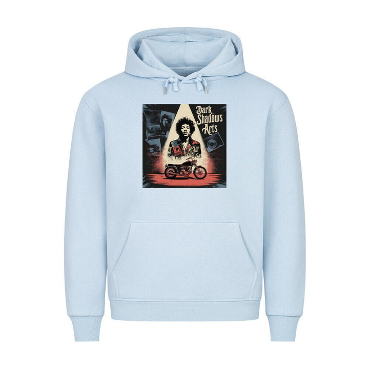 Vinyl Rebellion – Schatten der Rockzeit - HigherBlanks Premium Hoodie | Hoodie | Dark Shadows Arts