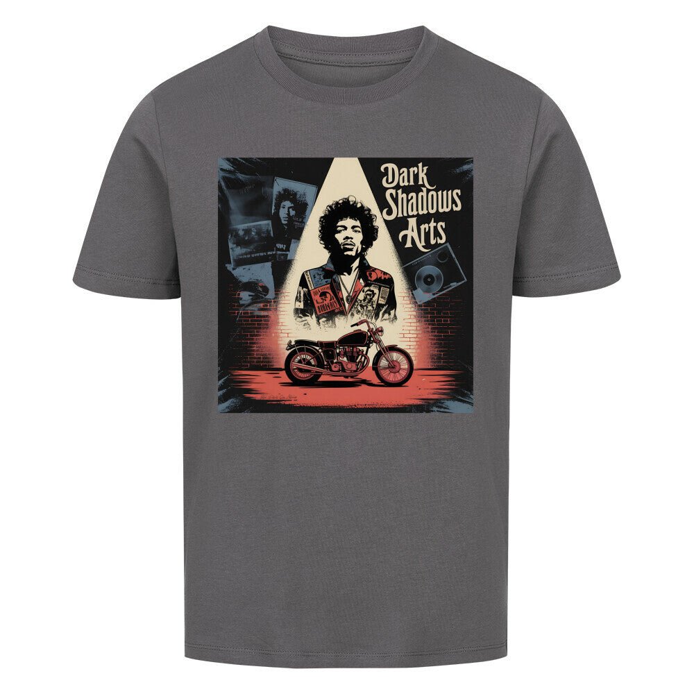 Vinyl Rebellion – Schatten der Rockzeit - Premium Organic Shirt Kids | T-Shirt | Dark Shadows Arts