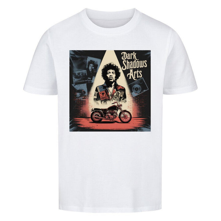 Vinyl Rebellion – Schatten der Rockzeit - Premium Organic Shirt Kids | T-Shirt | Dark Shadows Arts