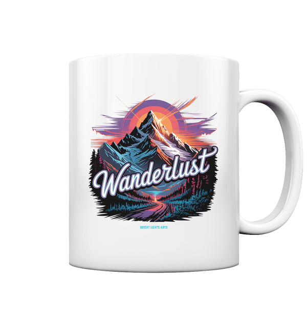 Wanderlust Mountain Adventure - Tasse glossy | Trinkgefäße | Dark Shadows Arts