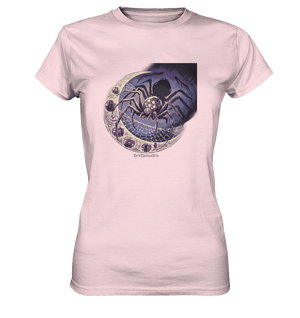 Web of Deception - A Dark and Magical Scene of a Spider - Ladies Premium Shirt | Lady - Shirts | Dark Shadows Arts